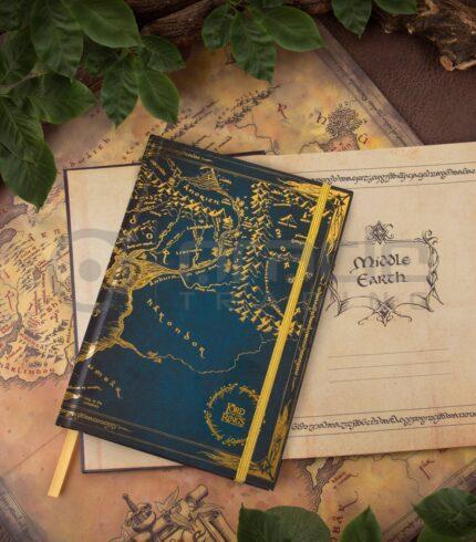 Lord of the Rings Notebook - Middle Earth Map