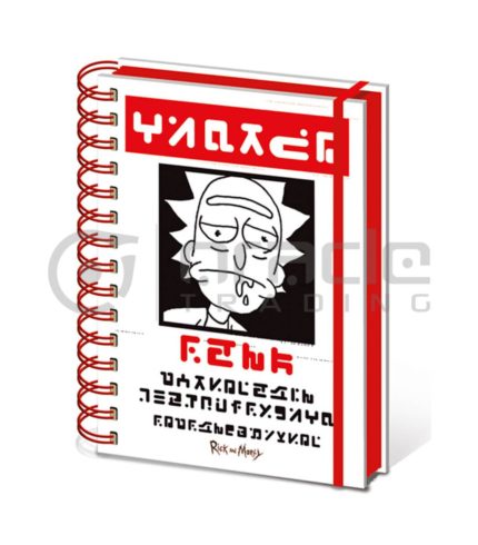 Rick & Morty Wanted Notebook