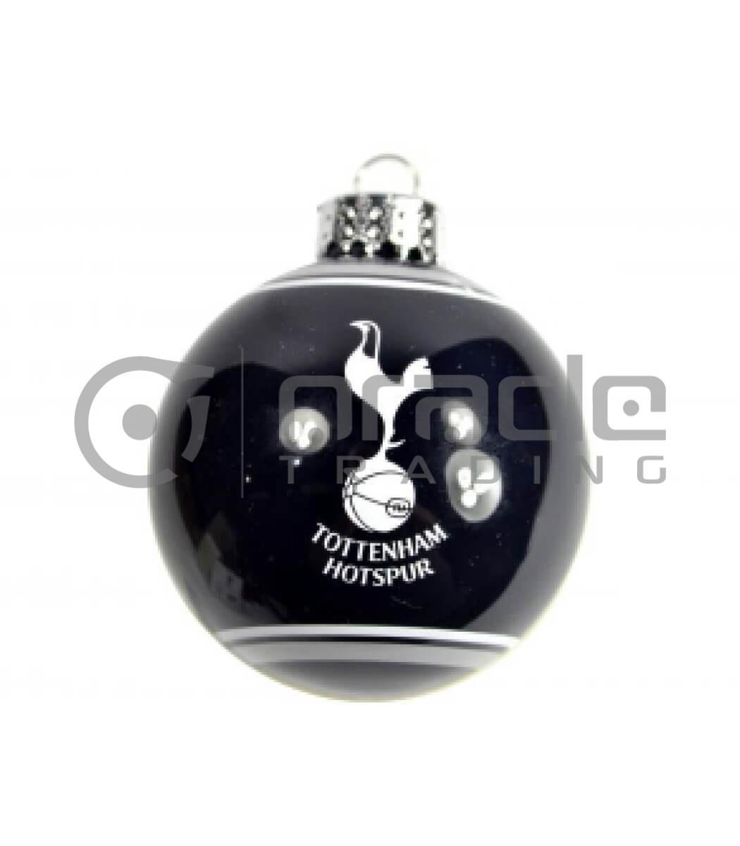 Official Licensed Tottenham Hotspur F.C Glass Bauble