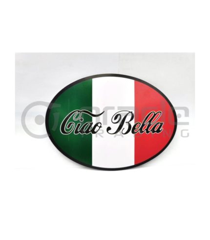 Italia Oval Decal - Ciao Bella