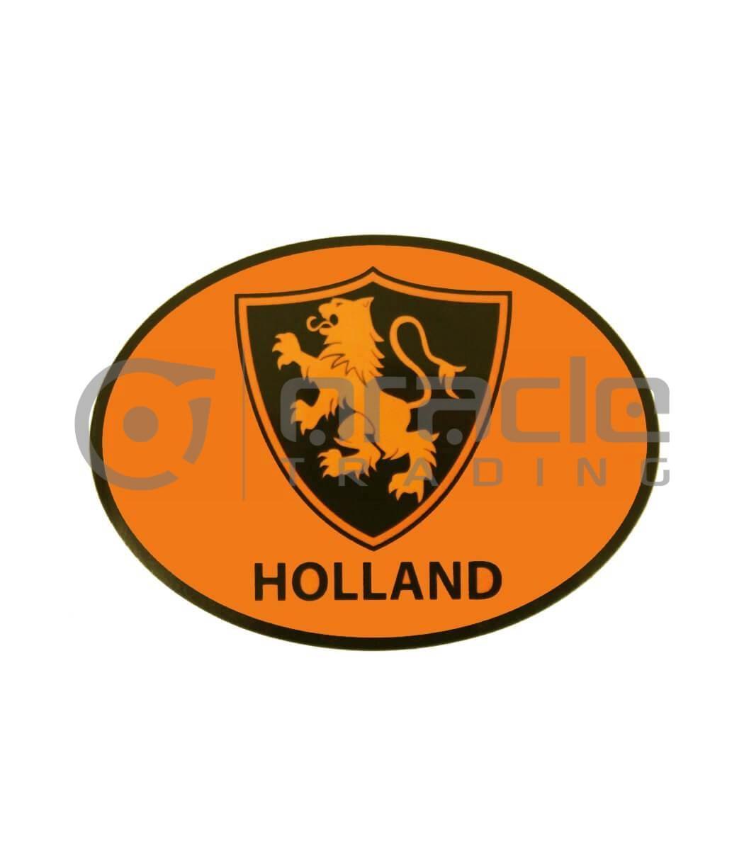 Holland Oval Decal - Orange