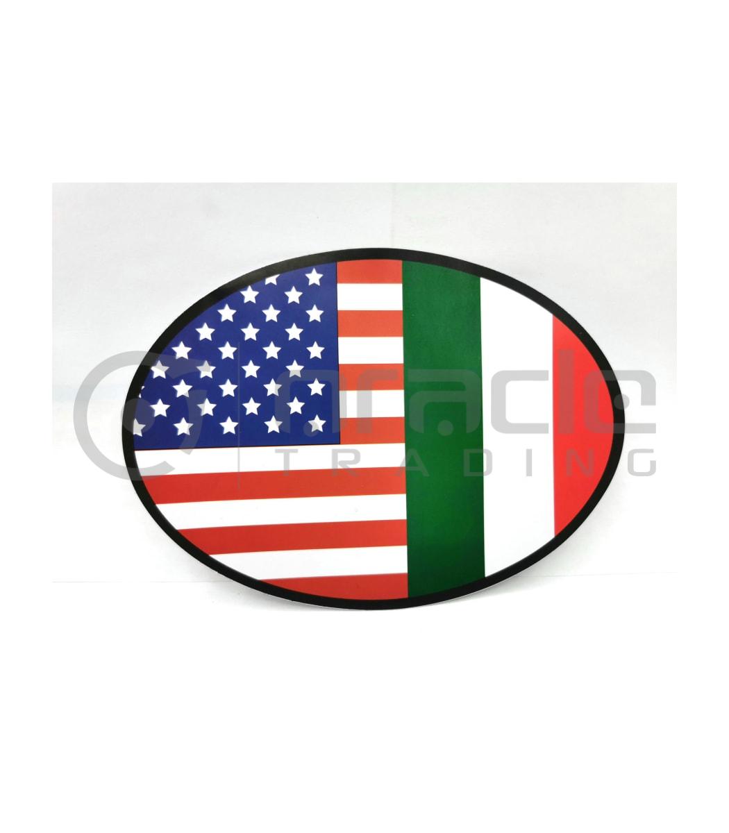 Italia Oval Decal - Italian-American