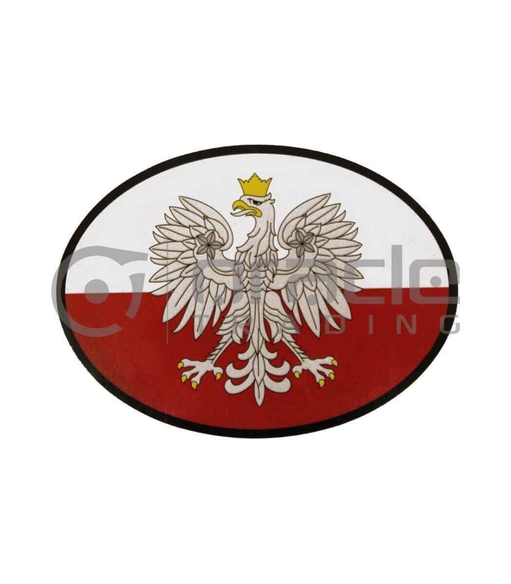Poland Oval Decal - Eagle