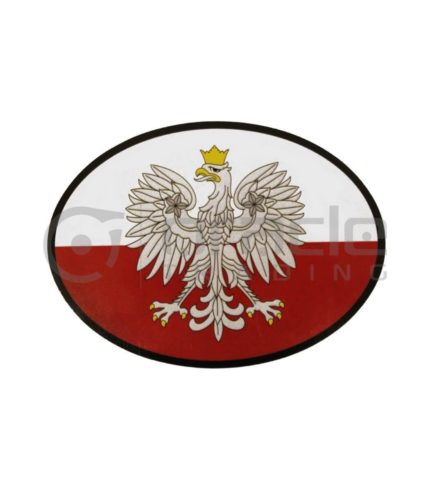 Poland Oval Decal - Eagle