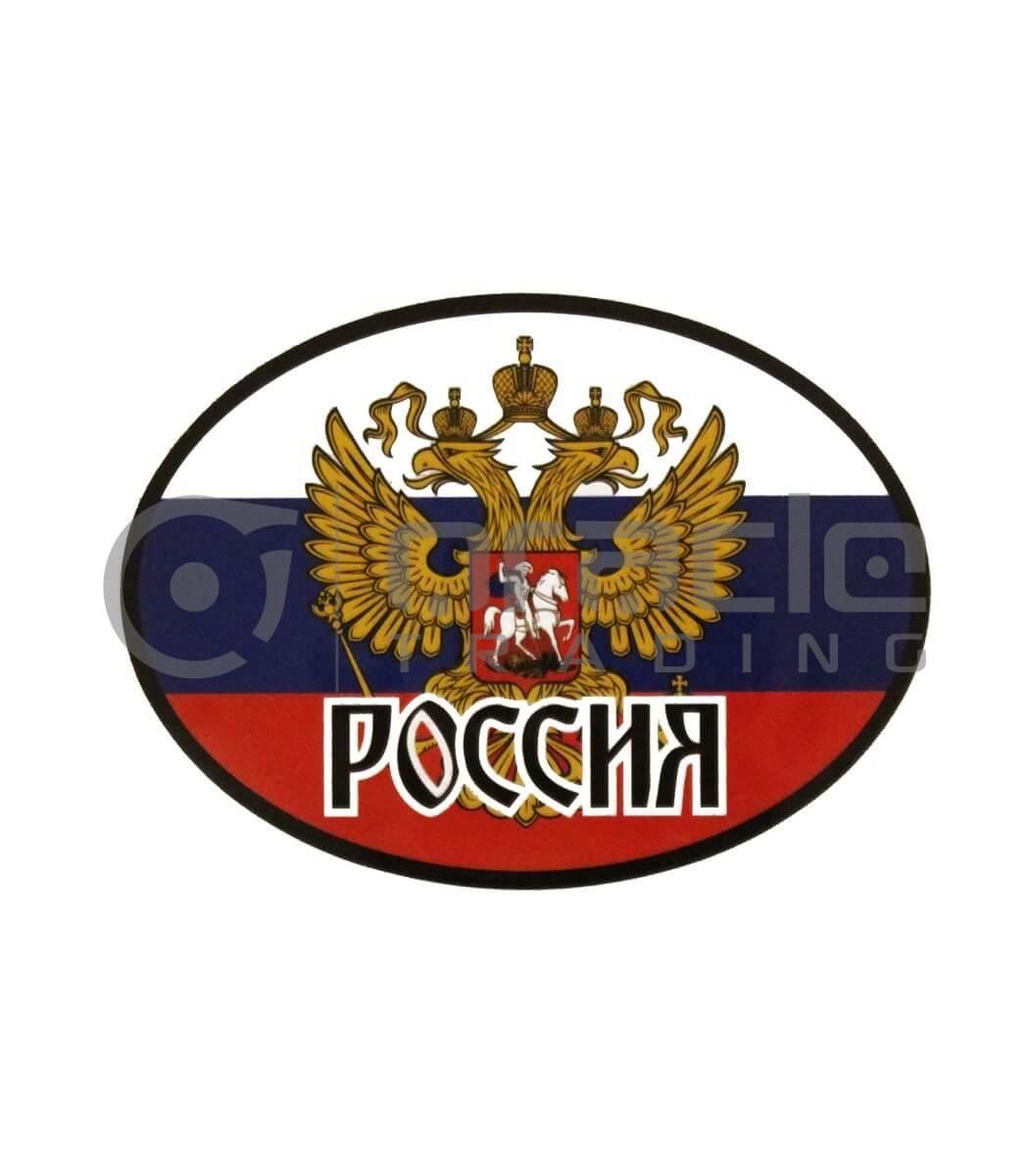 Russia Oval Decal