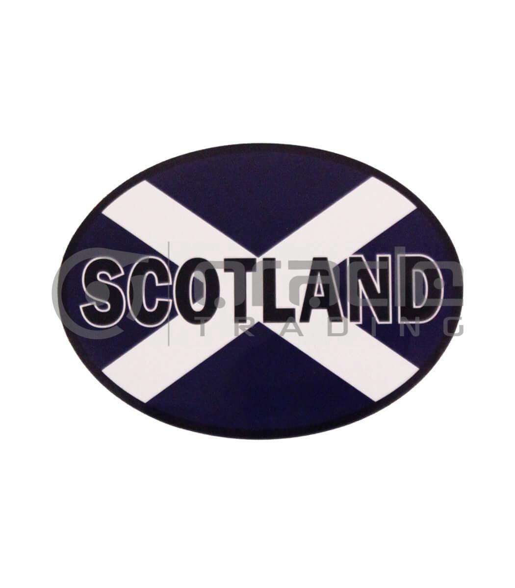 Scotland Oval Decal - Name