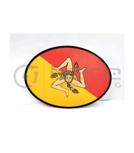 Sicily Oval Decal