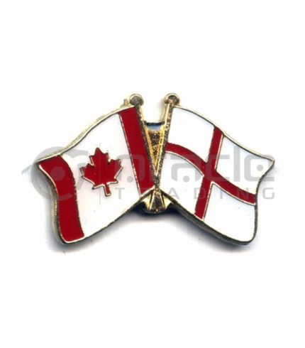 England / Canada Friendship Lapel Pin