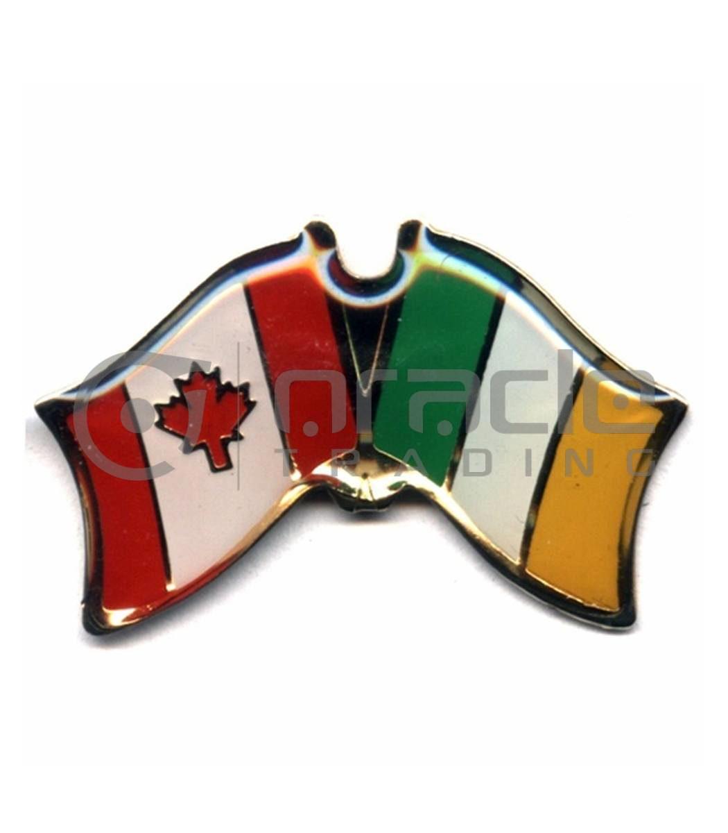 Ireland / Canada Friendship Lapel Pin