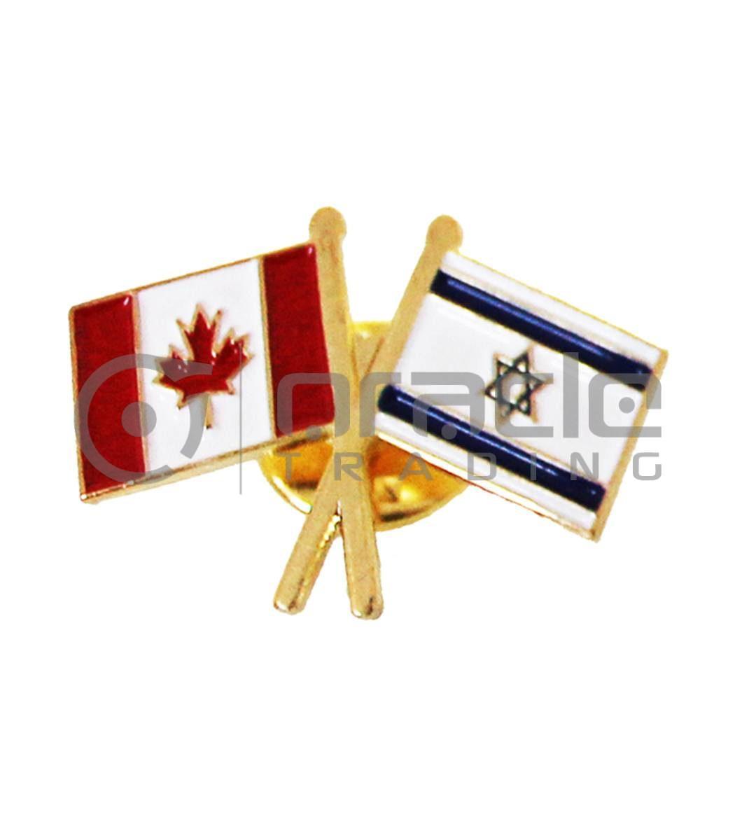 Israel / Canada Friendship Lapel Pin