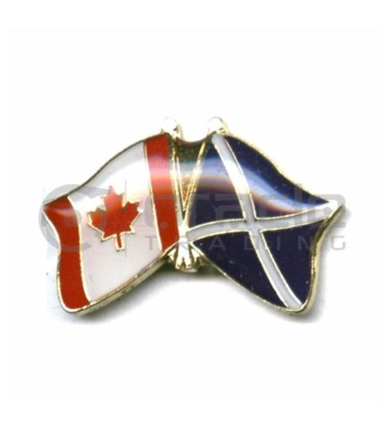 Scotland / Canada Friendship Lapel Pin (St. Andrew's Cross)