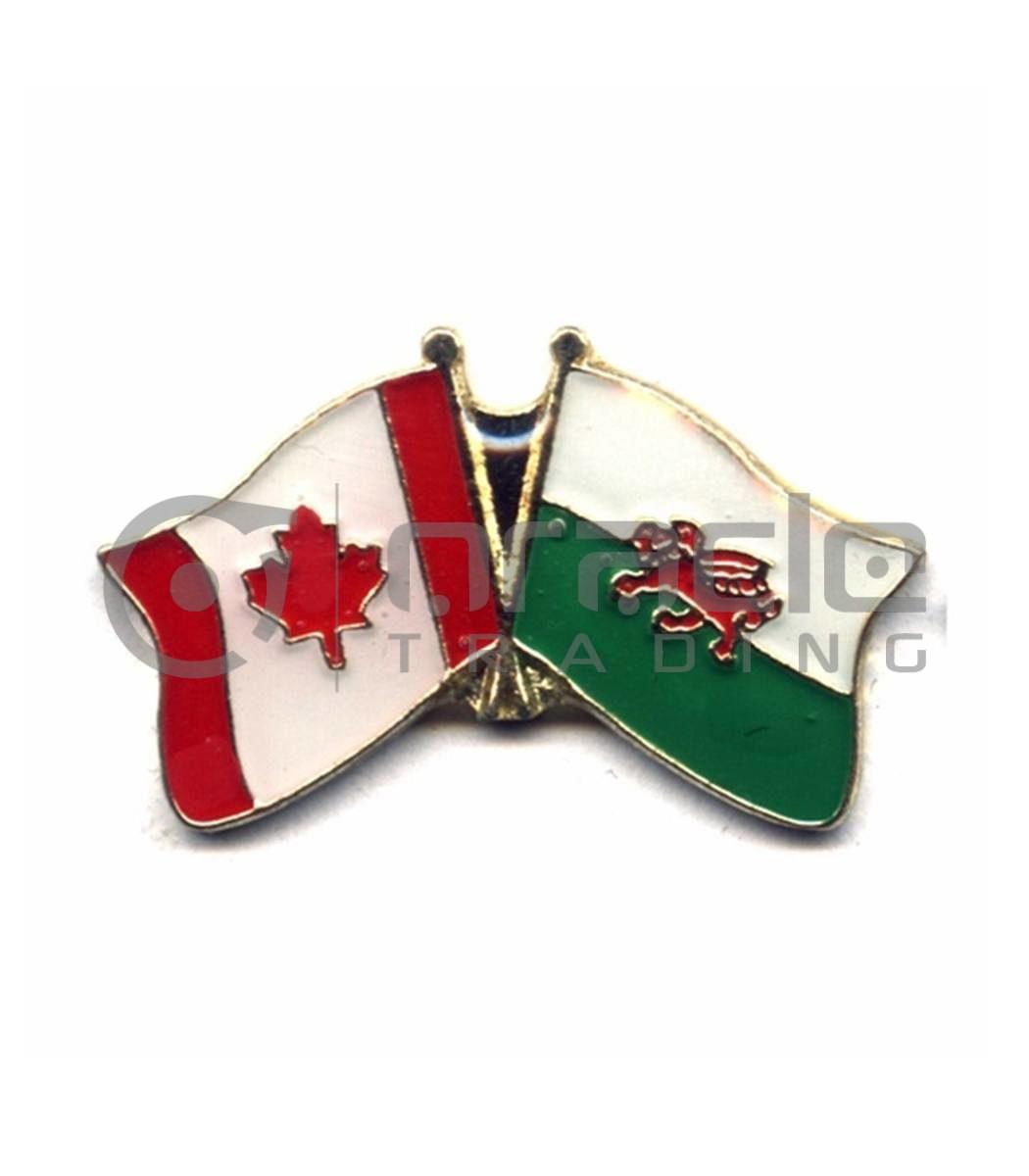 Wales / Canada Friendship Lapel Pin