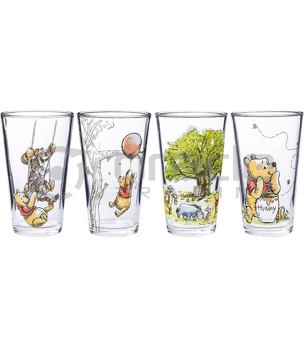 Winnie the Pooh 4pc Pint Glass Set