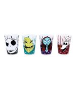 Nightmare Before Christmas Plastic Shot Set - Faces (4-Pack)