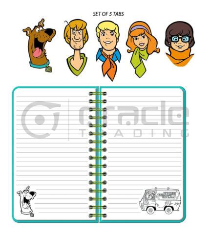 premium notebook scooby doo spiral tabbed pnb046 b