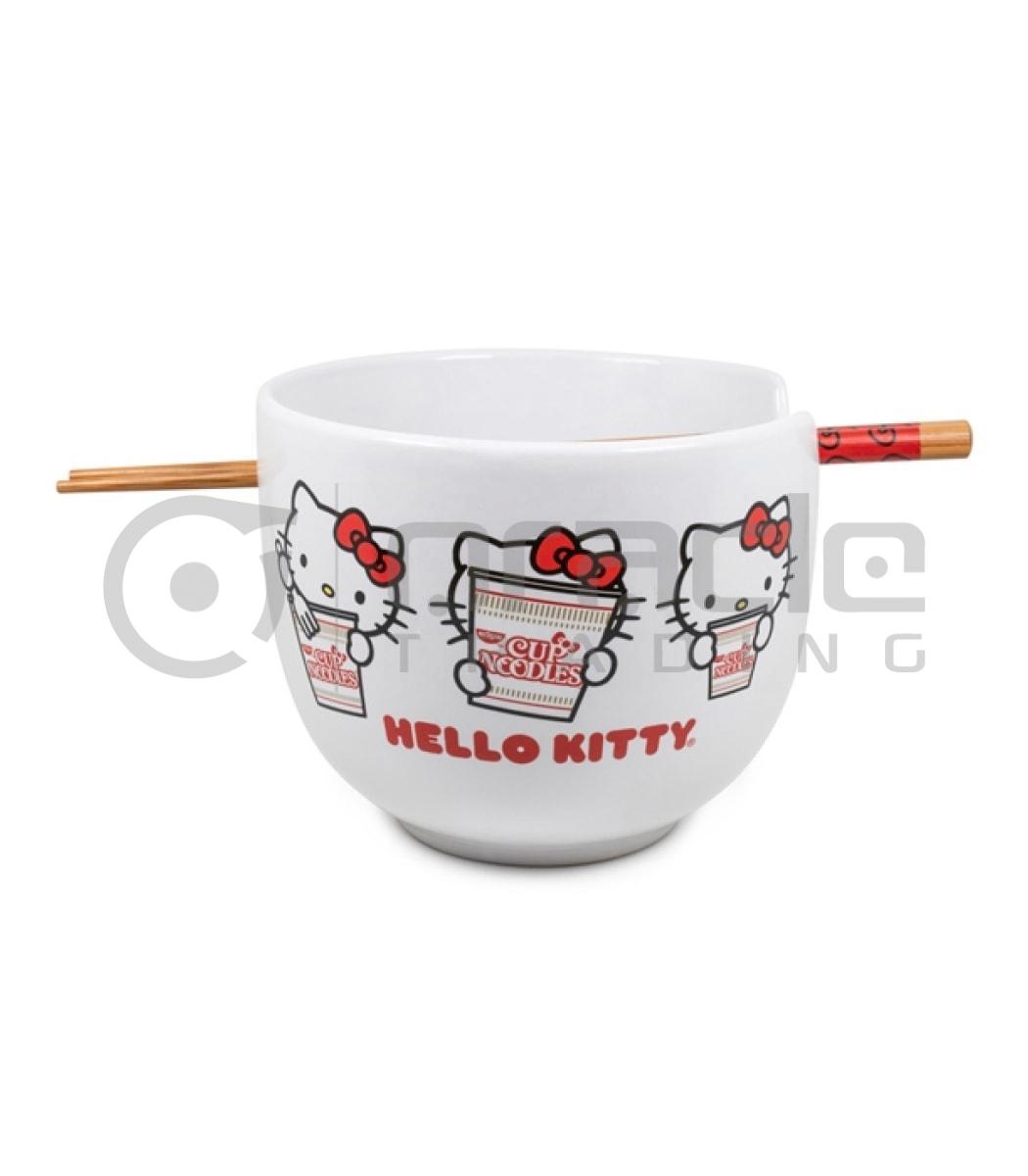 Hello Kitty Ramen Bowl & Chopsticks - Cup Noodles