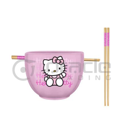 Hello Kitty Ramen Bowl & Chopsticks - Friendly