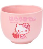 Hello Kitty Ramen Bowl & Chopsticks - Strawberry