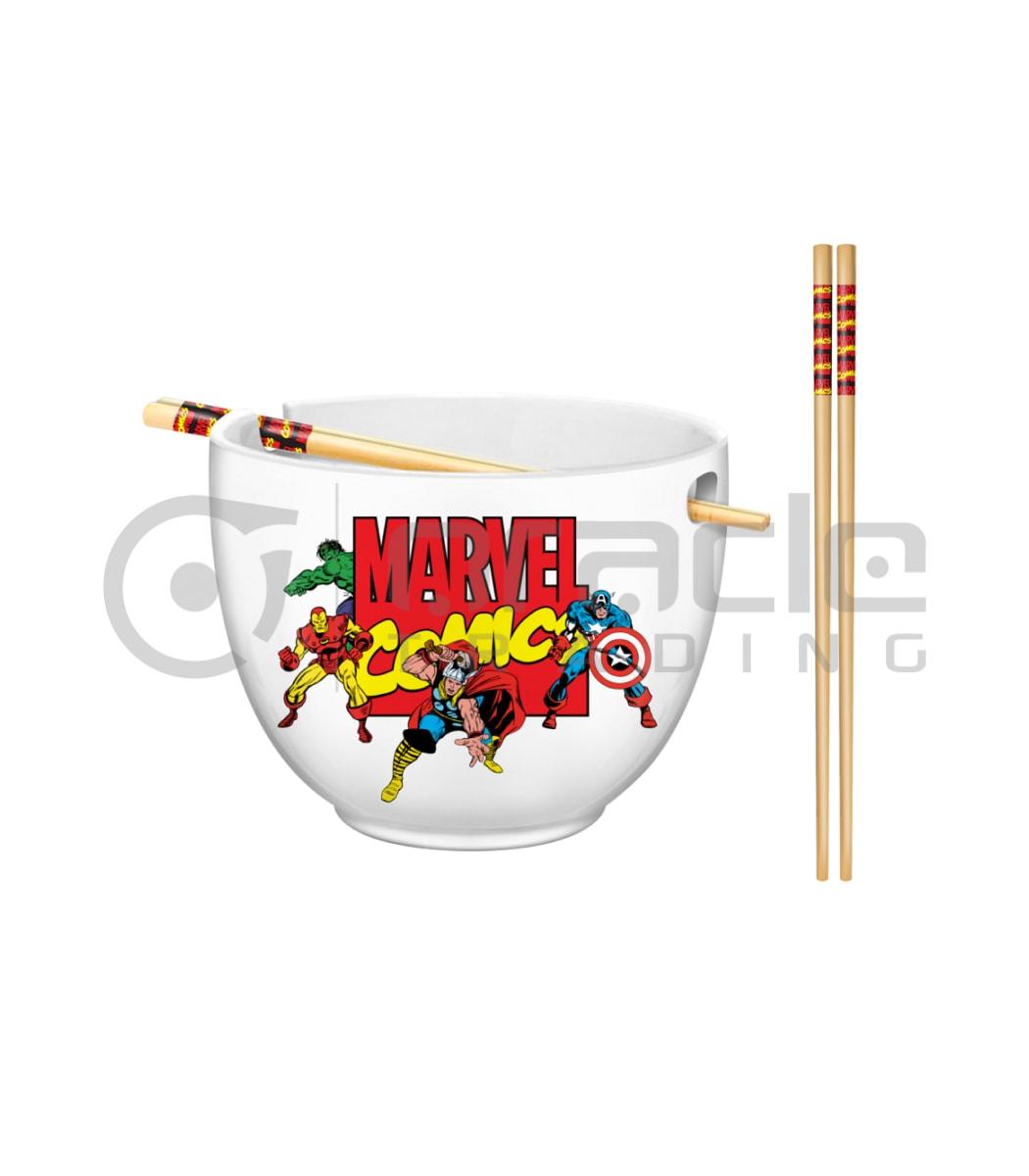 Marvel Retro Ramen Bowl & Chopsticks