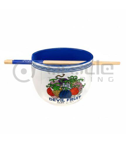One Piece Ramen Bowl & Chopsticks - Devil Fruit