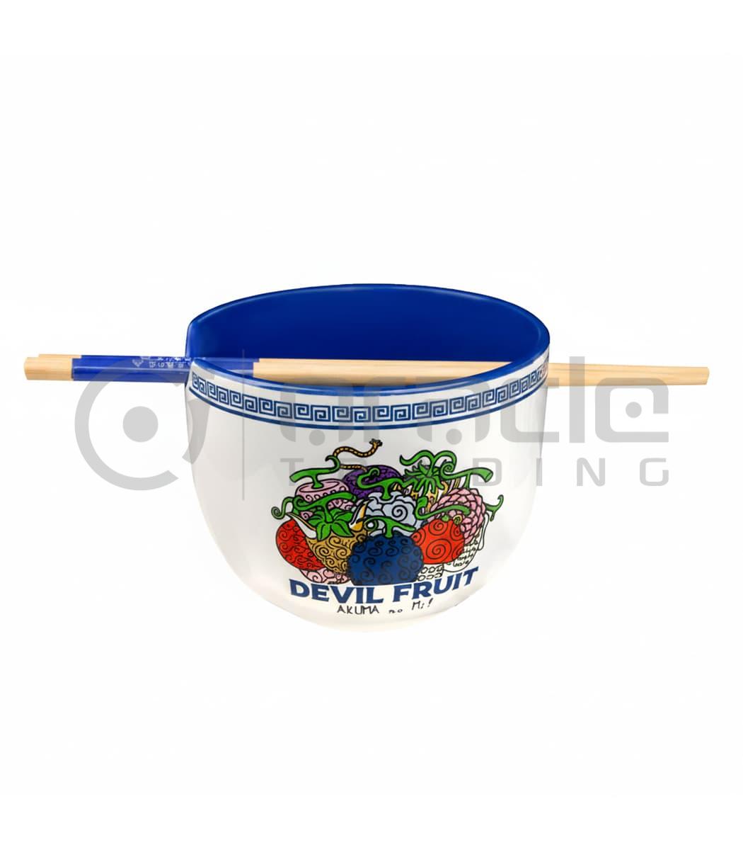 One Piece Ramen Bowl & Chopsticks - Devil Fruit One Piece Ramen Bowl & Chopsticks - Devil Fruit