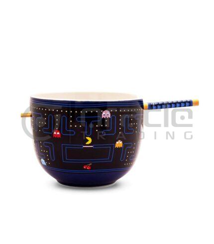 Pacman Ramen Bowl & Chopsticks