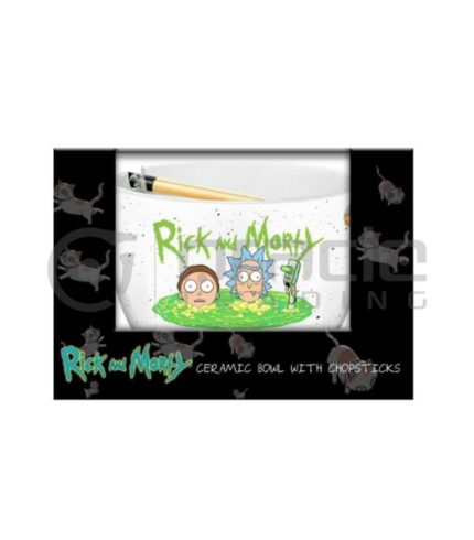 Rick & Morty Ramen Bowl & Chopsticks - Portal