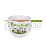 Rick & Morty Ramen Bowl & Chopsticks - Portal