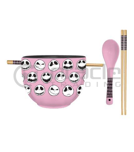 Nightmare Before Christmas Ramen Bowl w' Chopsticks & Spoon