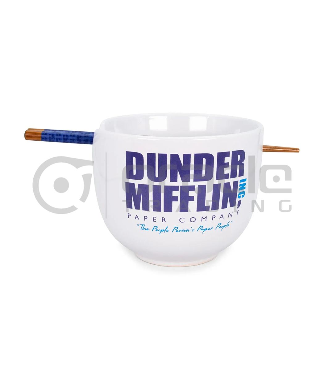 The Office Ramen Bowl & Chopsticks - Dunder Mifflin