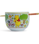 Winnie the Pooh Ramen Bowl & Chopsticks - Forest