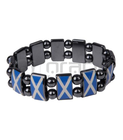 Scotland Stone Bracelets 12-Pack  (St. Andrew's Cross)