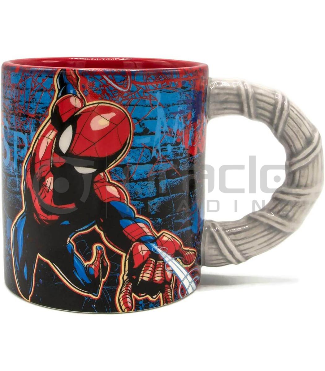 sculpted mug spiderman shm010 b