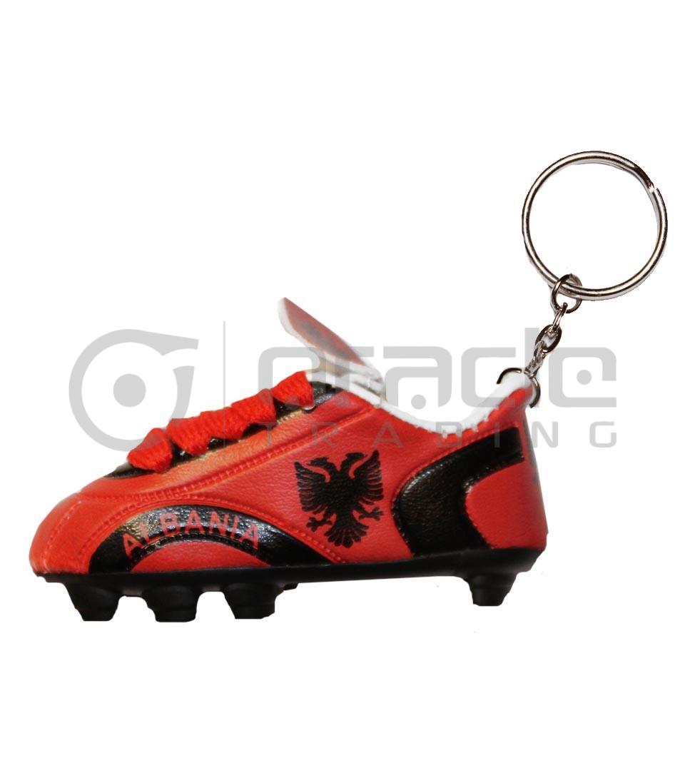 Albania Shoe Keychain 12-Pack