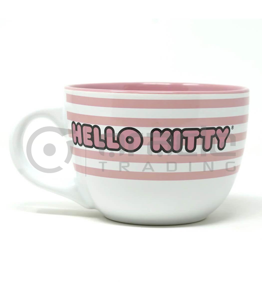soup mug hello kitty stripes wsm009 b