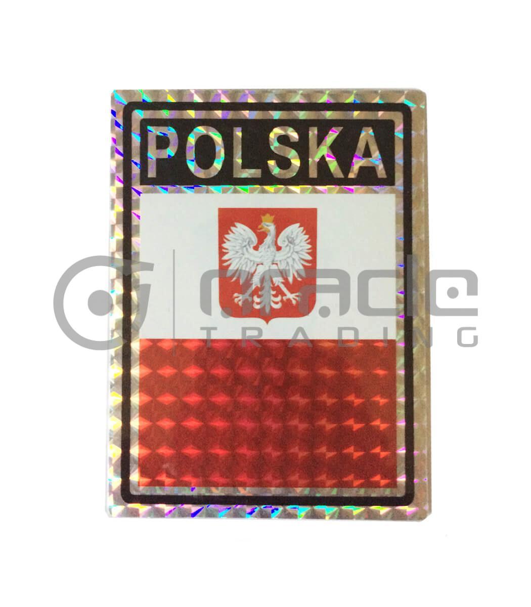Poland Square Bumper Sticker