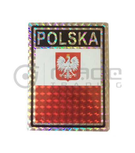 Poland Square Bumper Sticker