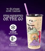 Nightmare Before Christmas Stainless Steel Tumbler - Jack & Sally