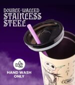 Nightmare Before Christmas Stainless Steel Tumbler - Jack & Sally