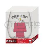 stemless glass peanuts chillin swg010 b