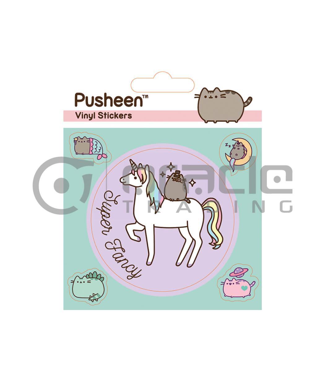 Pusheen Vinyl Sticker Pack - Unicorn