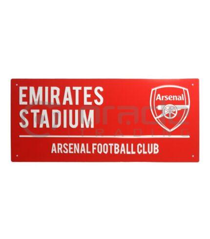 Arsenal Street Sign - Red