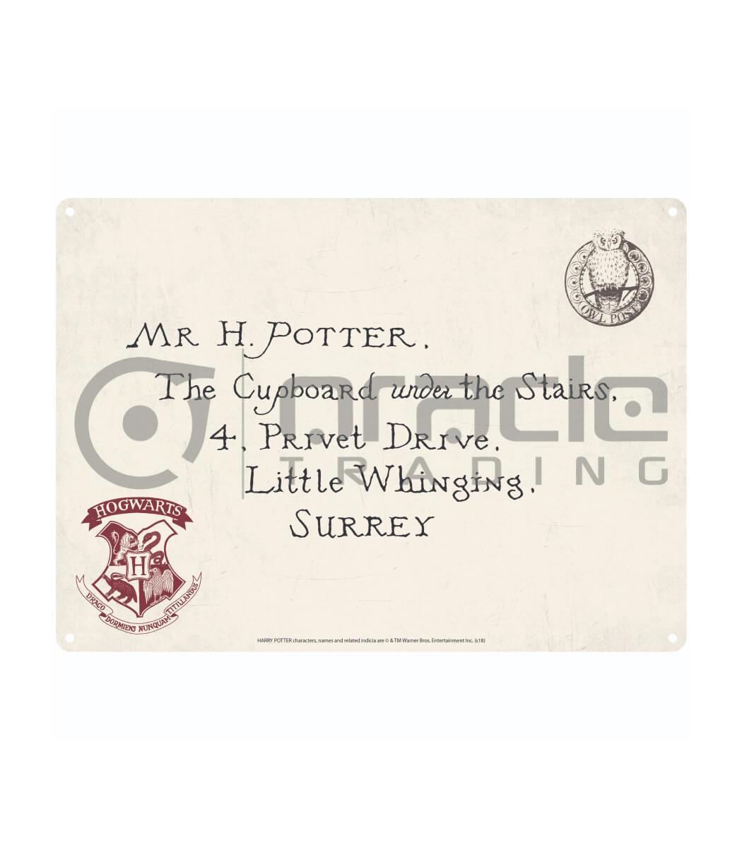 Harry Potter Street Sign - Hogwarts Letter