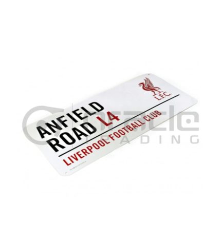 Liverpool Street Sign - White