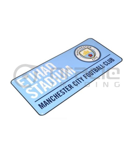 Manchester City Street Sign - Sky Blue