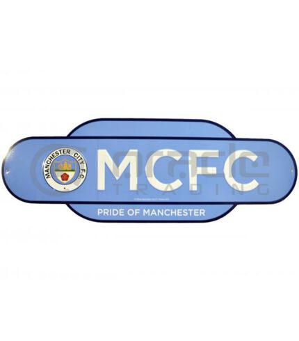 Manchester City Street Sign - Retro