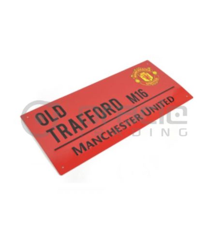 Manchester United Street Sign - Red
