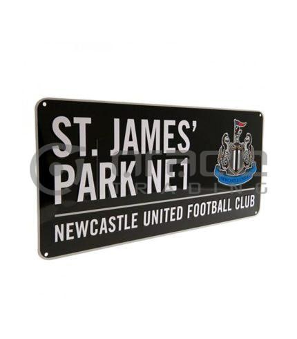 Newcastle Street Sign - Black
