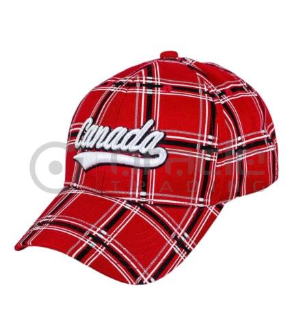 Canada Tartan Hat - Red