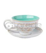 tea cup saucer set the office finer things club tss006 b